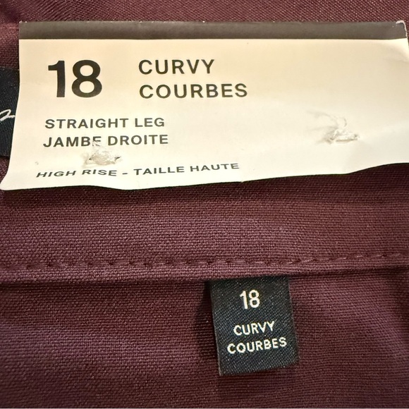 Reitmans Pants Eggplant Office Business Casual Women's Size 18 - Picture 15 of 16